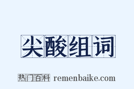 尖酸组词是什么意思的图片